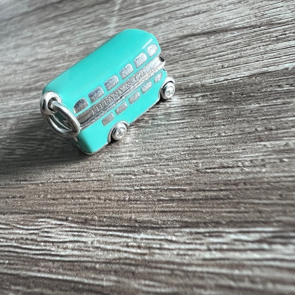 Tiffany & Co. blue enamel double decker bus charm - Picture 5 of 10